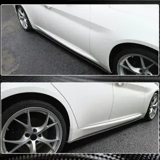 Бокові пороги V2 (для Base/Sport, Карбон) Alfa Romeo Giulia 2016-2022 рр. фото 3