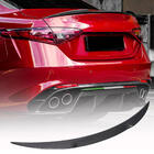 Alfa Romeo Giulia 2016-2022 рр. Спойлер V5 (Сухий карбон) фото 1