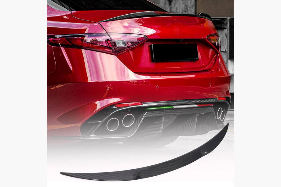 Alfa Romeo Giulia 2016-2022 рр. Спойлер V5 (Сухий карбон) Image
