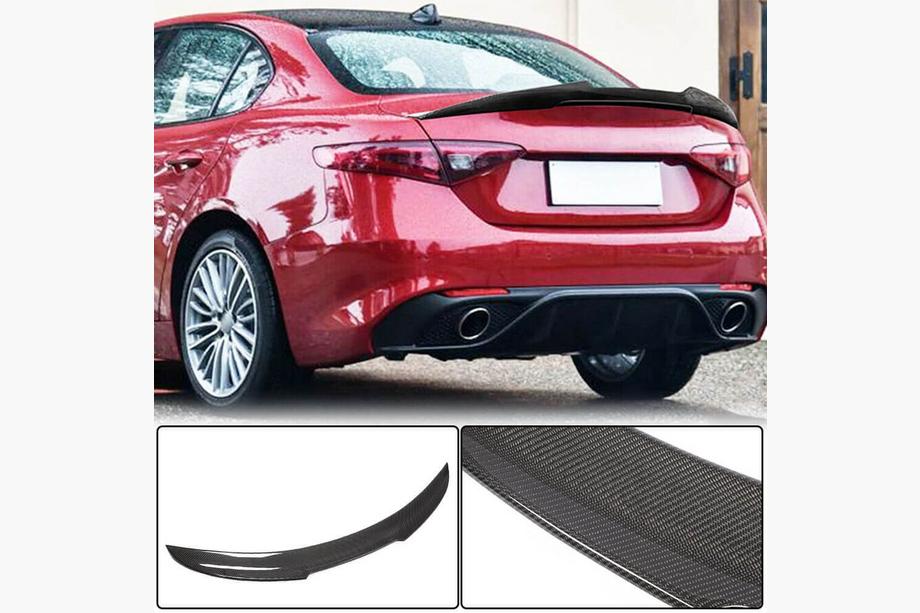 Alfa Romeo Giulia 2016-2022 рр. Спойлер V4 (Карбон) Фото 2