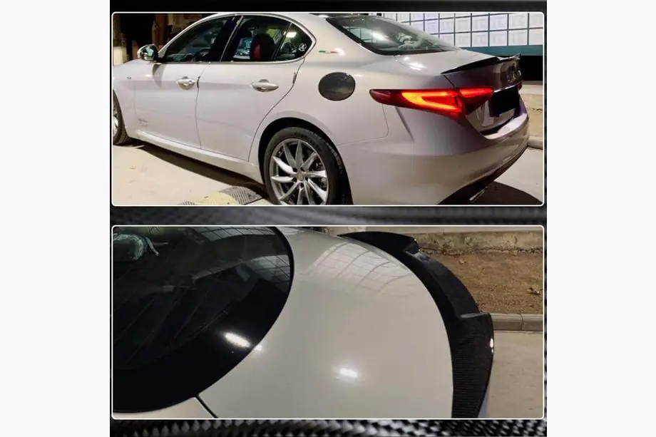 Alfa Romeo Giulia 2016-2022 рр. Спойлер V3 (Карбон) Фото 5