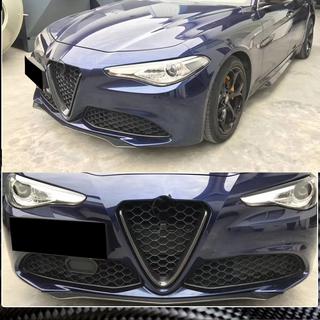 Накладка на решітку (для Base, Сухий карбон) Alfa Romeo Giulia 2016-2022 рр. фото 3