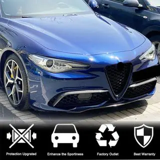 Накладки на протитуманки (для Sport, Карбон) Alfa Romeo Giulia 2016-2022 рр. фото 4