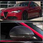 Alfa Romeo Stelvio 2016- рр. Накладки на дзеркала (2017-2023, Сухий карбон) фото 6