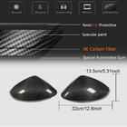 Alfa Romeo Stelvio 2016- рр. Накладки на дзеркала (2017-2023, Сухий карбон) фото 7