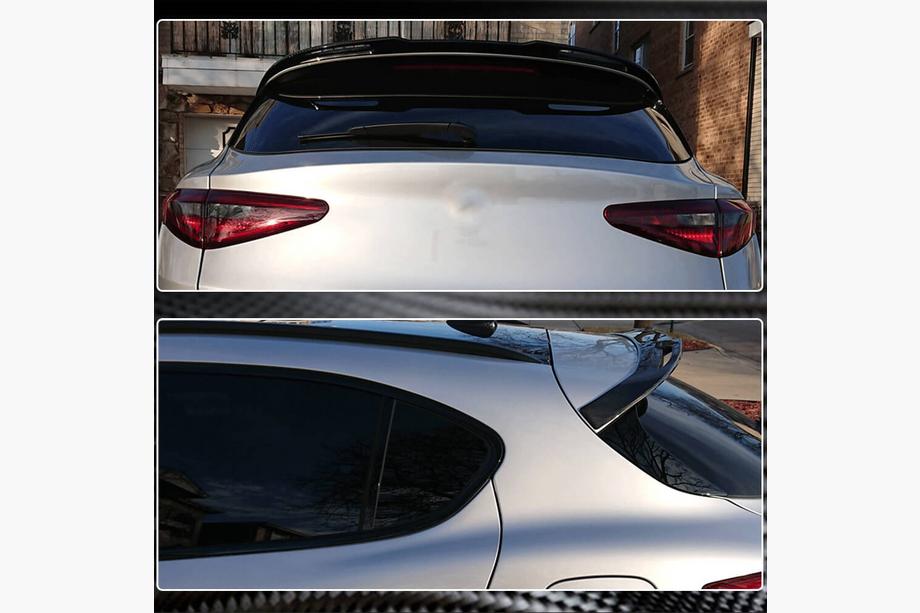 Alfa Romeo Stelvio 2016- рр. Спойлер V3 (2017-2023, ABS) Фото 4
