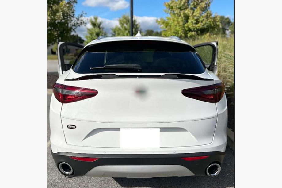 Alfa Romeo Stelvio 2016- рр. Нижній спойлер V1 (2017-2023, ABS) Фото 10
