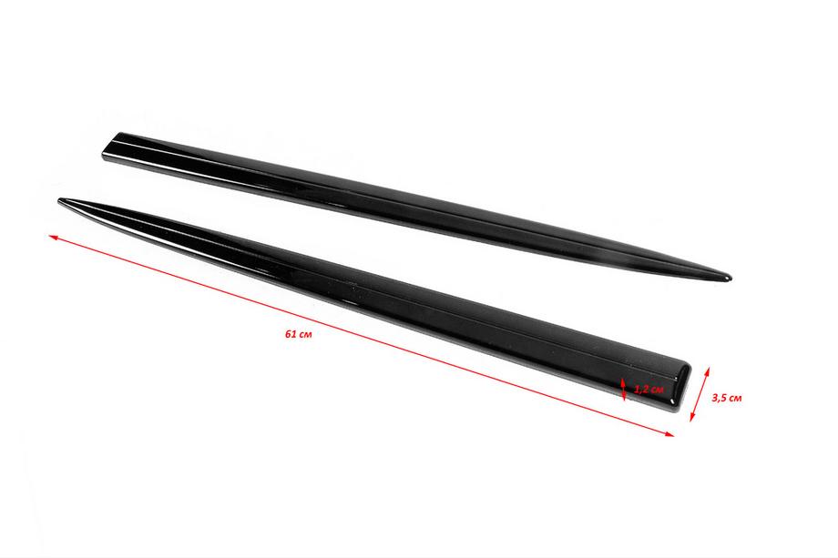 Універсальні молдинги (4 шт, чорний) Image