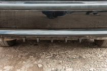 Універсальний задній дифузор тип-E (чорний глянець, ABS-пластик) фото 11