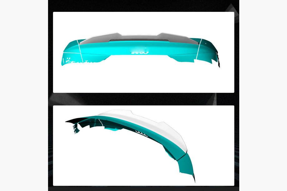 Audi A3 2012-2020 рр. Спойлер V10 (для Sedan, Карбон) Фото 2