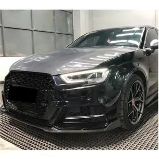 Капот V2 (для Sedan 2012-2016, Карбон) Audi A3 2012-2020 рр. фото 3