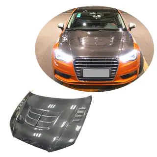 Капот V1 (для Sedan 2012-2016, Карбон) Audi A3 2012-2020 рр. фото 1