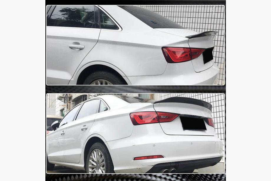Audi A3 2012-2020 рр. Спойлер V7 (для Sedan, Карбон) Фото 3