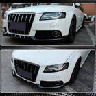 Audi A4 B8 2007-2015 рр. Накладки на передній бампер Flap (для Base 2007-2011, Карбон) фото 4