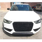 Audi A4 B8 2007-2015 рр. Накладка на передній бампер (для Base 2011-2015, Карбон) фото 2