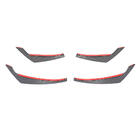 Audi A4 B9 2015-2024 рр. Накладки на передній бампер (для Base 2015-2019, Карбон) фото 4