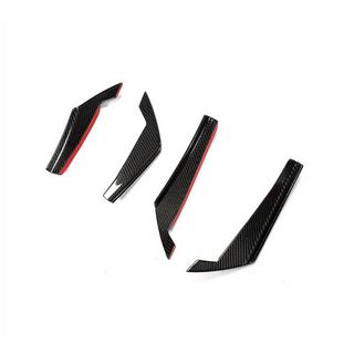 Накладки на передній бампер (для Base 2015-2019, Карбон) Audi A4 B9 2015-2024 рр. фото 3