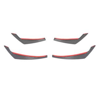 Накладки на передній бампер (для Base 2015-2019, Карбон) Audi A4 B9 2015-2024 рр. фото 4