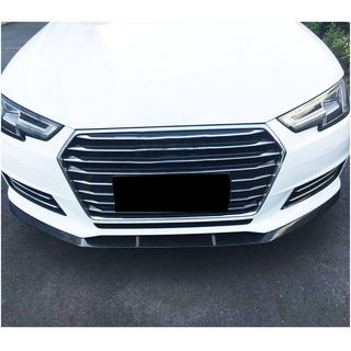Накладка на передній бампер Lip V1 (для Base Sedan 2015-2019, Карбон) фото 2