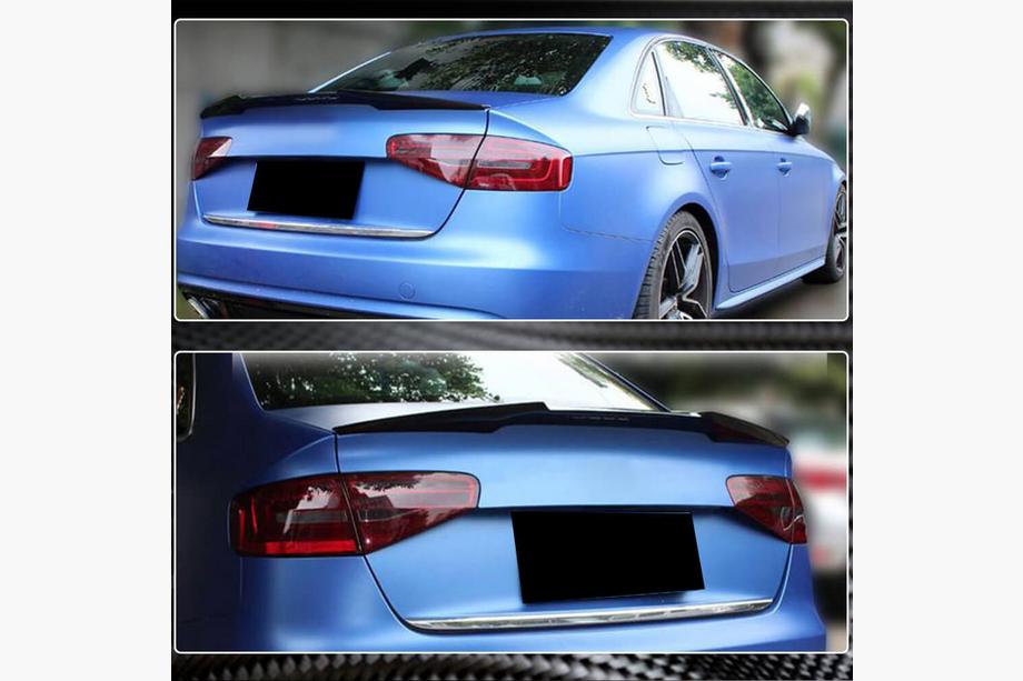 Audi A4 B8 2007-2015 рр. Спойлер V1 (для Base 2011-2015, Карбон) Фото 3