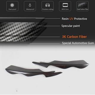 Вії на фари (2011-2015, Карбон) Audi A4 B8 2007-2015 рр. фото 4