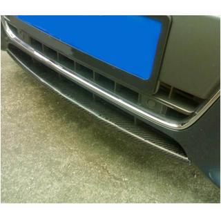 Накладка на передній бампер Lip V1 (для Base 2007-2011, Карбон) Audi A5 2007-2015 рр. фото 2