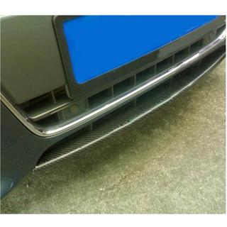 Накладка на передній бампер Lip V1 (для Base 2007-2011, Карбон) Audi A5 2007-2015 рр. фото 3