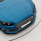 Audi A5 2016-2025 рр. Накладка на передній бампер Lip V2 (для S-Line 2016-2020, Карбон) фото 2