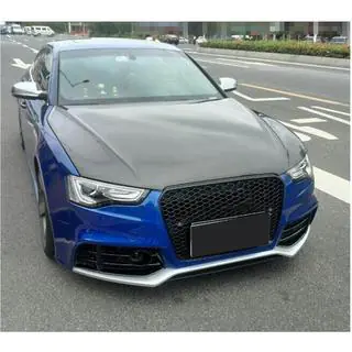 Капот двигуна (2012-2015, Карбон) Audi A5 2007-2015 рр. фото 3