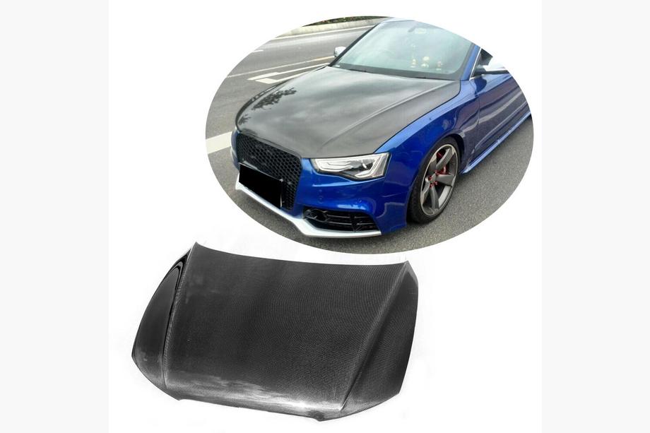 Audi A5 2007-2015 рр. Капот двигуна (2012-2015, Карбон) Image