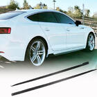 Audi A5 2016-2025 рр. Бокові пороги 2016-2020 V2 (для Sportback, Карбон) фото 1