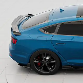Спойлер V1 (для Sportback, Карбон) фото 3