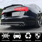 Audi A6 C7 2011-2017 рр. Дифузор заднього бампера Карбон (для Base 2011-2014) фото 2