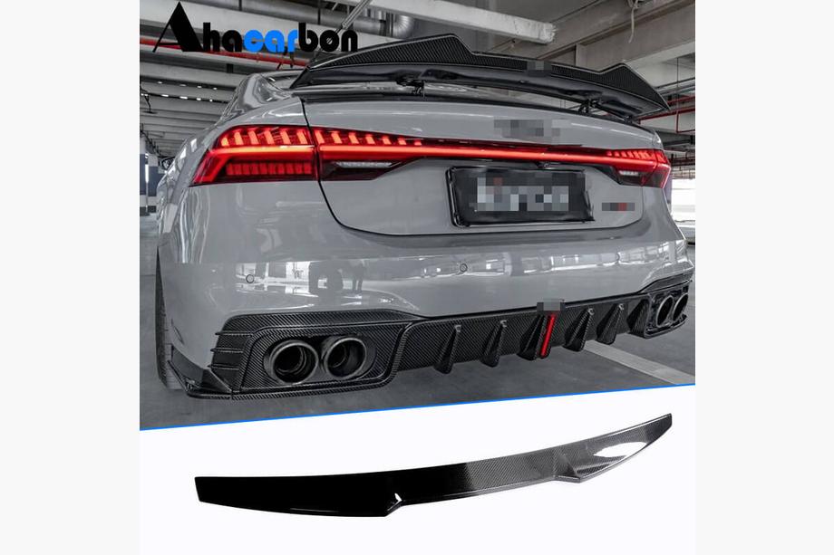 Audi A7 2018- рр. Спойлер V3 (Карбон) Фото 8