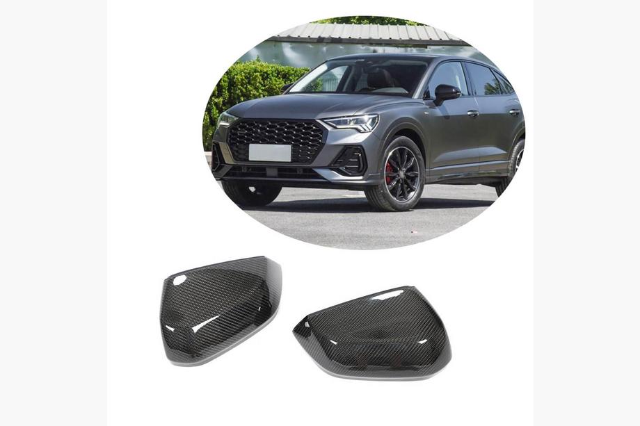 Audi Q2 2016- рр. Кришки дзеркал (Карбон) Фото 1