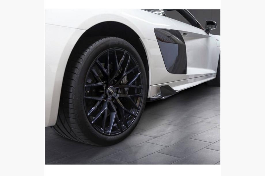 Audi R8 2015- рр. Бічні спідниці спліттери (Карбон) V2 Фото 3