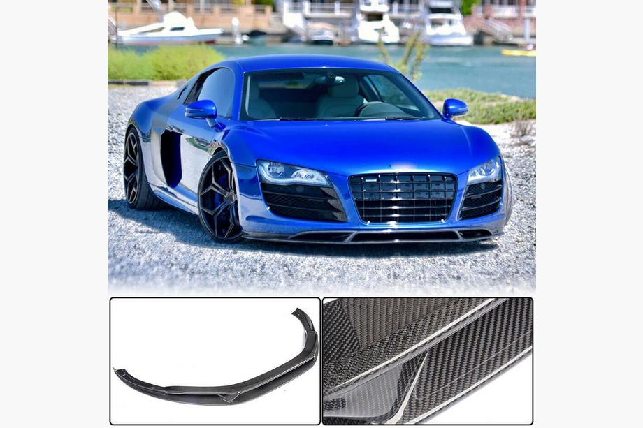 Audi R8 2006-2015 рр. Передній Бампер Ліп (Карбон) V2 Фото 1
