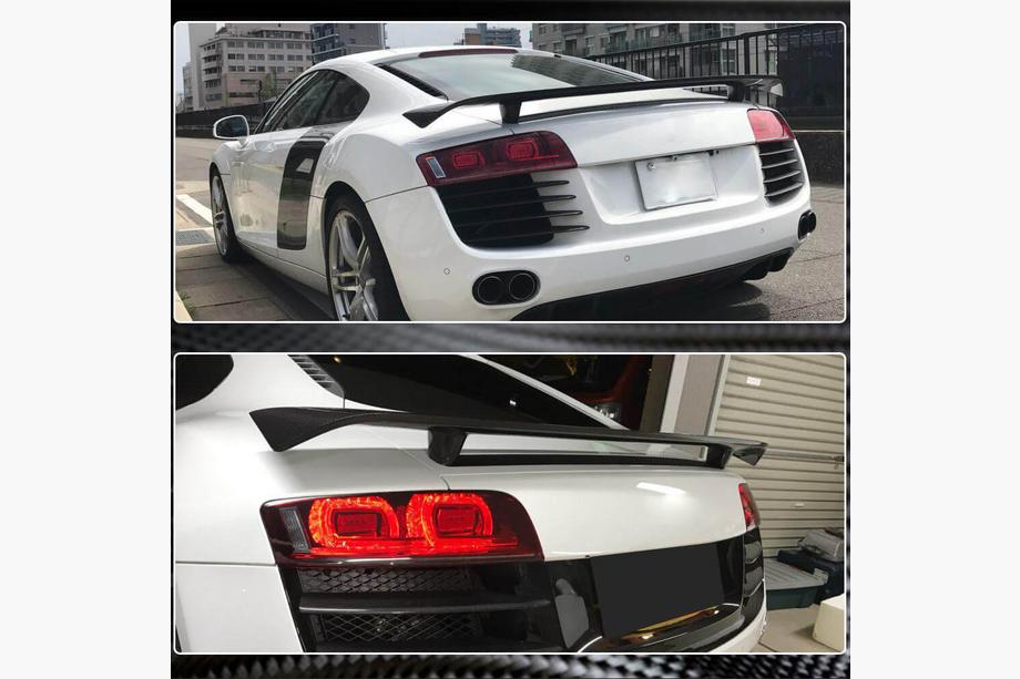 Audi R8 2006-2015 рр. Спойлер V1 (Карбон) Фото 6