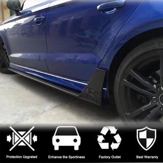 Бокові пороги V4 (для S-Line Sedan, Карбон) Audi A3 2012-2020 рр. фото 2