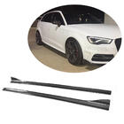 Audi A3 2012-2020 рр. Бокові пороги (для S-Line HB 2012-2016, Карбон) фото 1