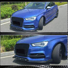 Audi A3 2012-2020 рр. Накладка на передній бампер Lip V3 (для S-Line Sedan 2012-2016, Карбон) фото 3