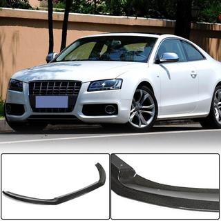 Накладка на передній бампер Lip (для S-Line Coupe 2007-2011, Карбон) Audi A5 2007-2015 рр. фото 1
