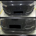Audi A5 2007-2015 рр. Накладка на передній бампер Lip V3 (для S-Line 2012-2015, Карбон) фото 3