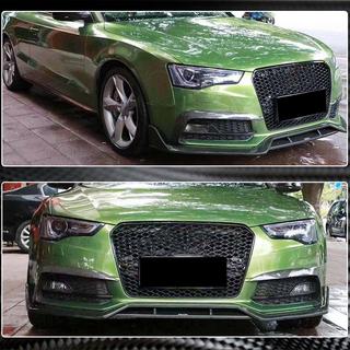 Накладки на протитуманки (для S-Line 2012-2015, Карбон) Audi A5 2007-2015 рр. фото 4