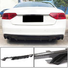 Audi A5 2007-2015 рр. Дифузор заднього бампера V2 (для S-Line 2012-2015, Карбон) фото 1