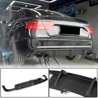 Дифузор заднього бампера V1 (для S-Line 2012-2015, Карбон) Audi A5 2007-2015 рр. фото 1