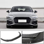 Audi A5 2016-2025 рр. Накладка на передній бампер Lip V3 (для S-Line 2021-2025, Карбон) фото 1