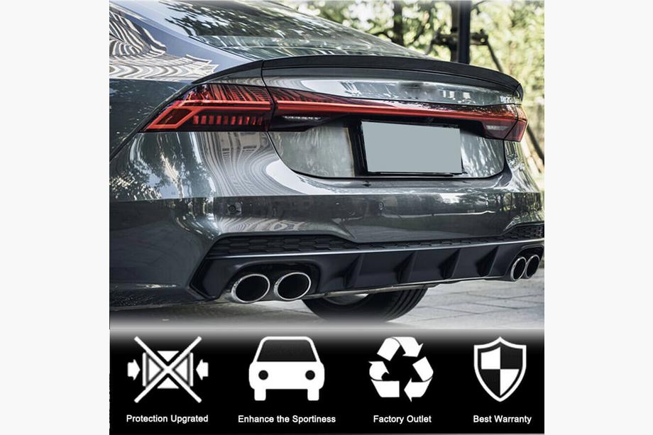 Audi A7 2018- рр. Спойлер V1 (Карбон) Фото 3