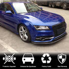 Audi A7 2010-2018 рр. Накладка на передній бампер Lip V2 (для S-Line 2010-2014, Карбон) фото 2