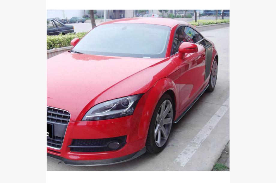 Audi TT 2006-2014 рр. Бокові пороги V1 (Карбон) Фото 2